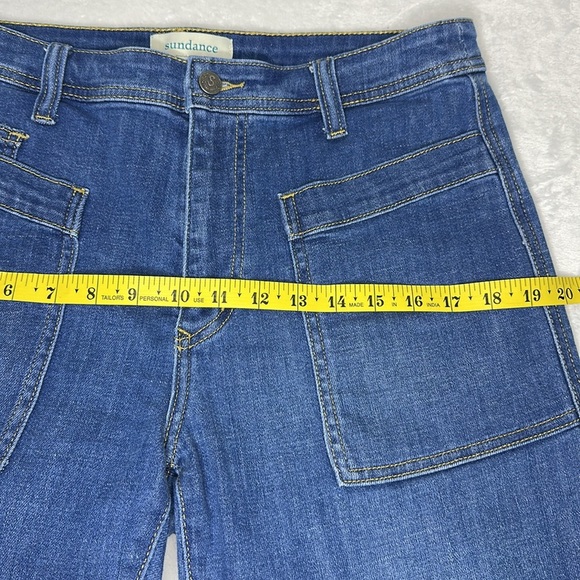 Sundance Women’s Blue Relaxed Barrel Leg Jeans 10P - Picture 10 of 12